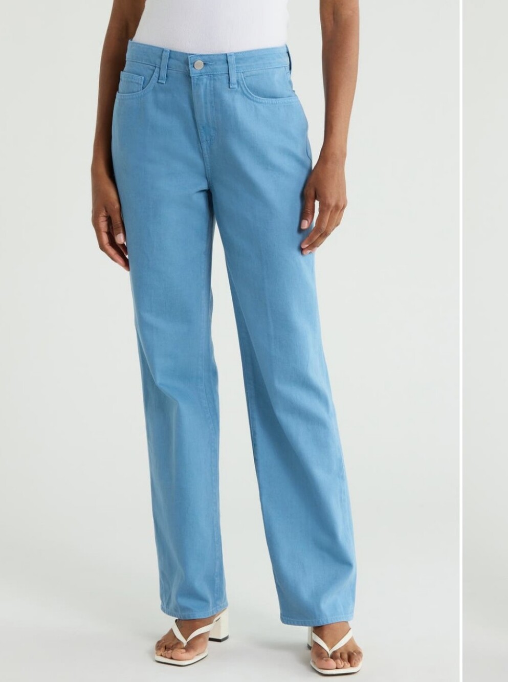 L'AGENCE Jones High Waist Stovepipe Straight Leg Jeans Msrp $255